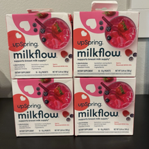 2X UpSpring Milkflow Berry Flavor 16 Packets Breast Milk Supplement Best... - $22.76