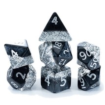 Gate Keeper Games 7-Set Cube Halfsies: Glitter: Black - £12.49 GBP