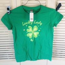 St. Patrick&#39;s Day &quot;Lucky Lady” T-Shirt Size Woman’s Large - £7.64 GBP