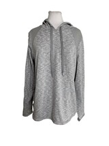Danskin Now Womens Hoodie Size Large 12-14 Gray Pullover Hooded Sweatshirt Soft - £9.32 GBP
