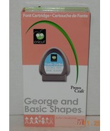 Provo Craft Cricut George and Basic Shapes Cartridge Retired Complete 29... - $26.19
