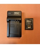 Genuine Nikon EN-EL12 25780 1050mAh Li-Ion Battery W/ Aftermarket Charger - $200.66 MXN