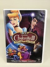 Disney Cinderella III A Twist In Time What If The Slipper Didn't Fit DVD Movie - $14.80