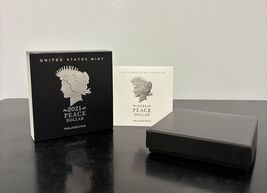 2021-P Peace Silver Dollar US Mint Presentation Box - OGP - NO COIN!! ~ - $10.00