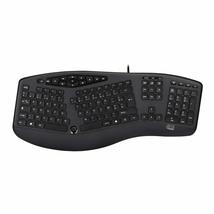 Adesso AKB-160UB Wired Ergonomic Keyboard with Integrated Palm Rest, Chi... - $62.71