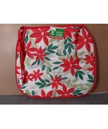Christmas House Chair Pad Cushion w Ties Thin Hollies 13.75x15 1 Piece - $180.56 MXN