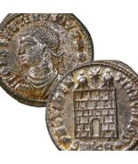 Constantine II son of "the Great" RARE in RIC. MINT STATE! MS Silvered Coin - $236.55