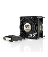 AC Infinity AXIAL 8038, Quiet Muffin Fan, 120V AC 80mm x 38mm Low Speed,... - $32.99