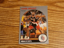 1990-91 NBA Hoops Basketball #243 Mark Bryant Portland Trail Blazers - £1.17 GBP