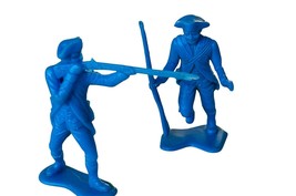 MPC Blue Revolutionary Civil War soldiers army lot vtg western toys 1960s marx 3 - £11.64 GBP