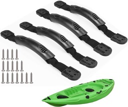 Kayak Handles, 4 Pack Double Hole With Hardware, Nylon 1.0Inch Strap, 11... - £24.59 GBP