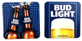 Bud Light Beer Coaster Mat Two Bottles Toasting, St. Louis Mo 2021 Free Shipping - £3.16 GBP