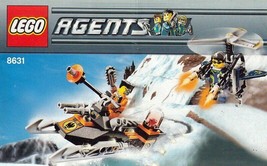 Instruction Book Only For LEGO AGENTS Jetpack Pursuit 8631 - £5.19 GBP