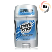 6x Sticks Speed Stick Ocean Surf Scent Deodorant | 24H Protection | 1.8oz | - £19.02 GBP