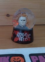 Halloween Michael Myers Red Glitter Mini Snow Globe - £19.65 GBP