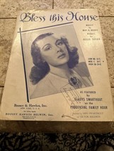 GLADYS SWARTHOUT COVER 1932 Bless This House Helen Taylor May Brahe Shee... - $18.46