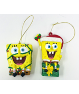 Lot 2 Spongebob Squarepants Resin Christmas Tree Ornaments - $14.99