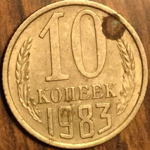 1983 RUSSIA 10 KOPEKS COIN - £1.42 GBP