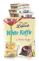 Kopi Luwak White Koffie Original (3 in 1) Instant Coffee Mocca Rose Flavor, Sing - $82.21