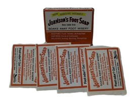Johnson’s Foot Soap 4 Envelopes Vintage New Old Stock - $45.00