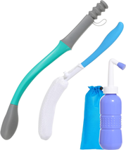 Toilet Aids Set for Wiping - Long Handle Butt Wiper for People Overweigh... - $36.71
