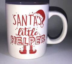 Santa’s Little Helper Holiday Xmas Mug Gift Home Work Coffee Cup-SHIP N 24HR-NEW - £11.74 GBP