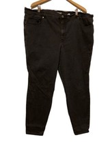 Terra &amp; Sky women size 24W black washed denim jeans plus size ladies - £11.66 GBP