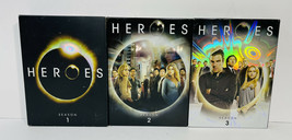 Heroes: Seasons 1 - 3  1 2 3 Collection (DVD, 2009) Set Bundle - £15.56 GBP
