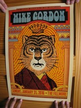 Mike Gordon Concert Poster Lion King Fillmore 2016 - $1,326.66 MXN