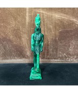 Rare Green Stone God Horus statue, Falcon Horus handmade Egyptian stone ... - $265.43 CAD