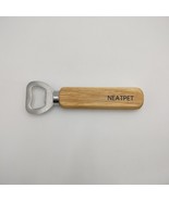 NEATPET Bottle openers Kitchen Stainless Steel Bottle Opener with Wood H... - $15.07 CAD