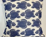 Sea Turtle Throw Pillow Cover and Insert 16&quot; x 16&quot; - £12.61 GBP