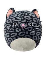 Squishmallows 8” Xiomara the Black Leopard Panther Cat Kellytoy Plush  - £8.84 GBP