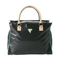Overnight Bag Travel Tote Shopper Purse GUESS Lambent Black Logo Large N... - £41.26 GBP