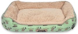 NEW Star Wars Baby Yoda Cuddler Dog Bed 24x19x8 in. green The Child Mandalorian - £28.43 GBP