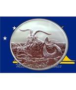 2015 TOKELAU CAPRICORN  REVERSE PROOF 1 OZ SILVER - GOAT FISH - MYTHS &amp; ... - $64.95