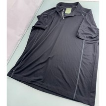 Tommy Bahama Bungalow Men Polo Golf Active Shirt Black Short Sleeve XL - £19.43 GBP