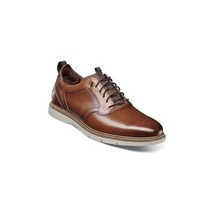 Stacy Adams Sync Plain Toe Elastic Lace Up Comfort Leather Cognac 25662-221 image 9