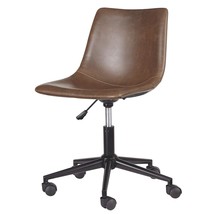 Signature Design by Ashley Faux Leather Adjustable Swivel Bucket Seat Home Offic - £119.40 GBP