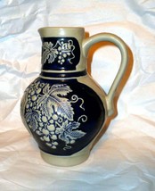 1940s Staffel Stoneware West Germany Drink Pitcher 7 7/8&quot; - £11.86 GBP