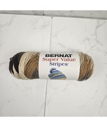 Bernat Super Value Yarn Beachwood Stripes 5 Oz NEW - $13.83 CAD