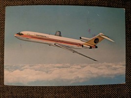 Vintage 1977 Postcard Continental Airlines 727 Trijet, Aeronautical, Jet Age - £2.35 GBP