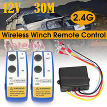Wireless Winch Remote Control Key Receiver Switch Kit For Jeep Truck ATV... - $22.99