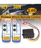 Wireless Winch Remote Control Key Receiver Switch Kit For Jeep Truck ATV... - £17.75 GBP