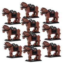 10pcs War Horse Battle Horse Military The Hobbit Lord of the Rings Minifigures - £19.23 GBP