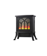 Electric Fireplace Stove Heater Comfort Glow Sanford Portable Black - $176.99 CAD