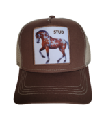 STUD Hat Horse Trucker Baseball Cap Mesh Panel Adjustable One Size Snap ... - $29.86 CAD