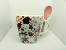 Disney Mickey Minnie Mouse Daisy Donald Duck Pluto Goofy Gang Coffee Cup Mug A+ - £20.64 GBP