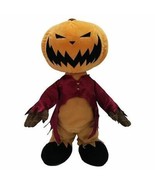 Disney Nightmare Before Christmas HALLOWEEN PUMPKIN KING ANIMATED PLUSH TOY - - £20.15 GBP