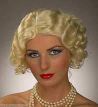 Forum Roaring 20&#39;s Blonde Flapper Wig Adult Halloween Costume Accessory 59400 - £11.63 GBP